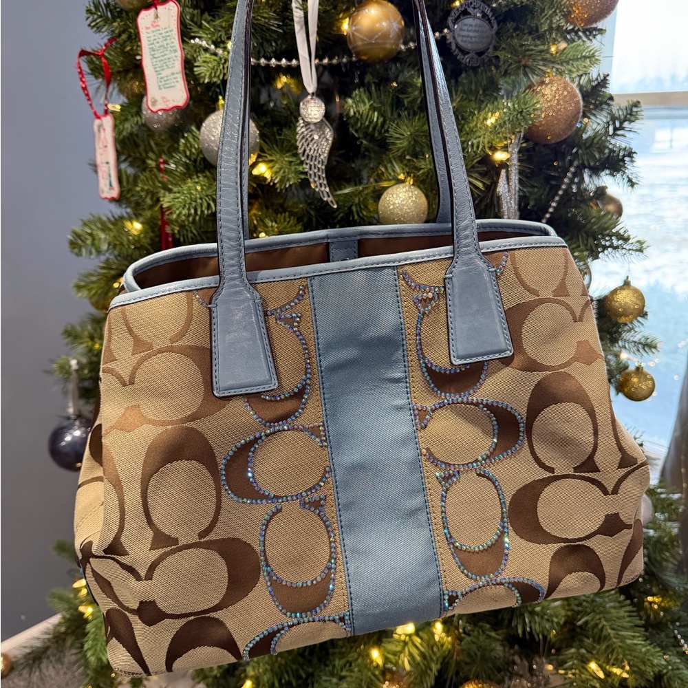 The Carryall F13533 No.j0969 Signature Stripe Kisslock shoulder bag